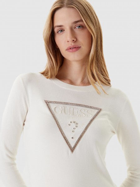 Pullover Woman Beige Guess