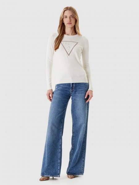 Pullover Woman Beige Guess
