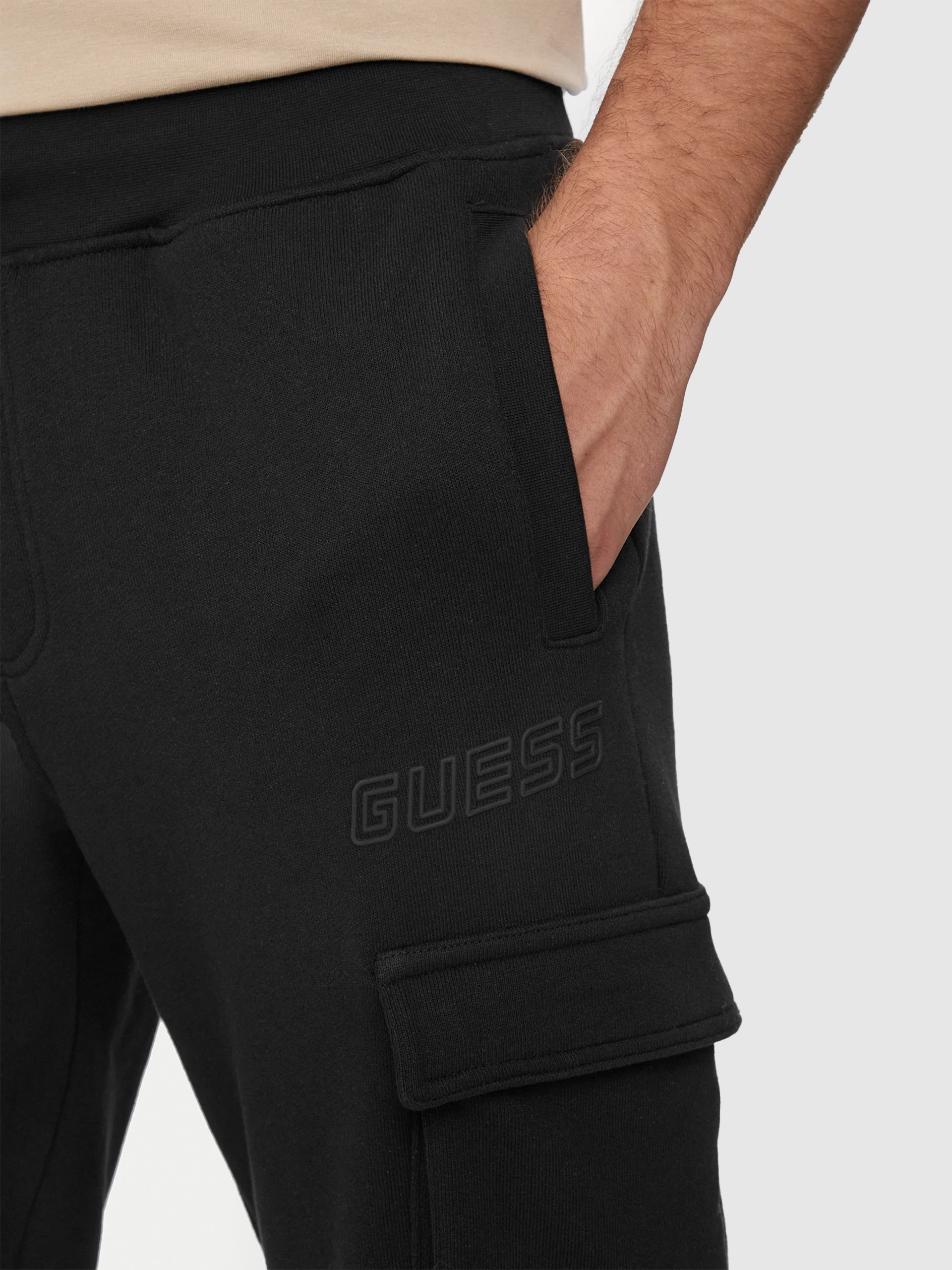 Pantalones Hombre Negro Guess Underwear
