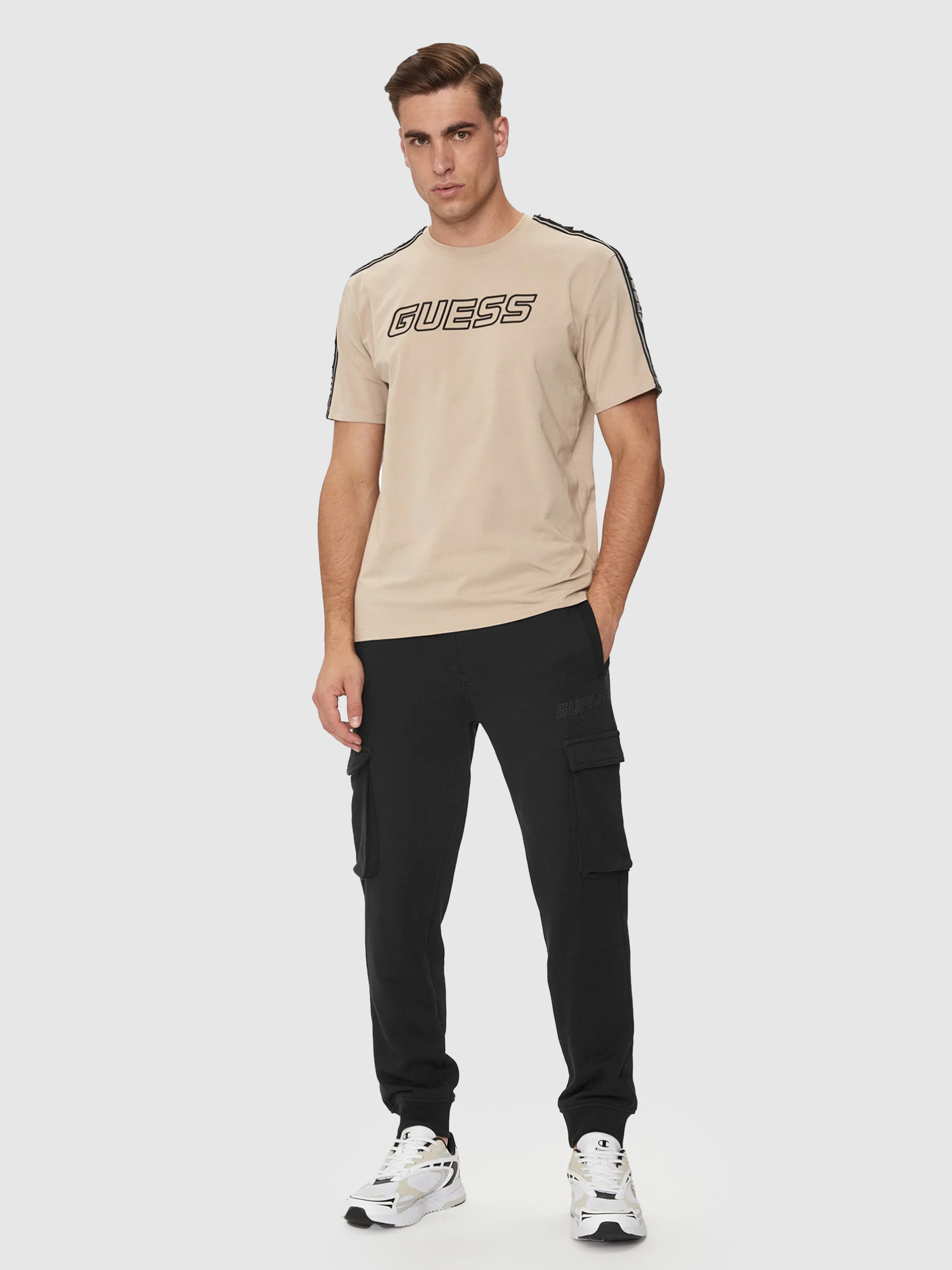 Pantalones Hombre Negro Guess Underwear