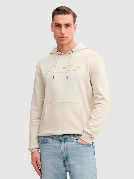Jumper Man Beige Guess Underwear