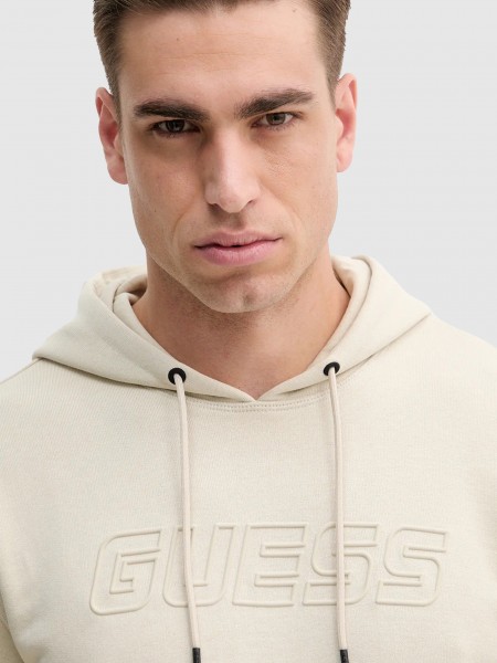 Jumper Man Beige Guess Underwear