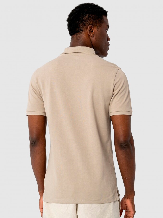 Polo Shirt Man Beige Guess Underwear