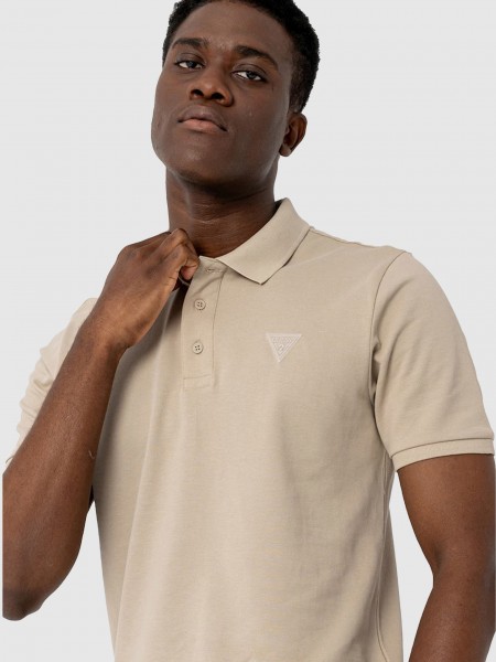 Polo Hombre Beige Guess Underwear