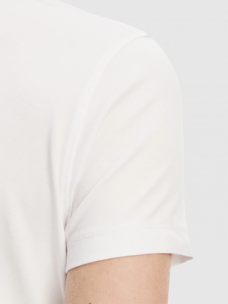 Camiseta Mujer Blanco Guess