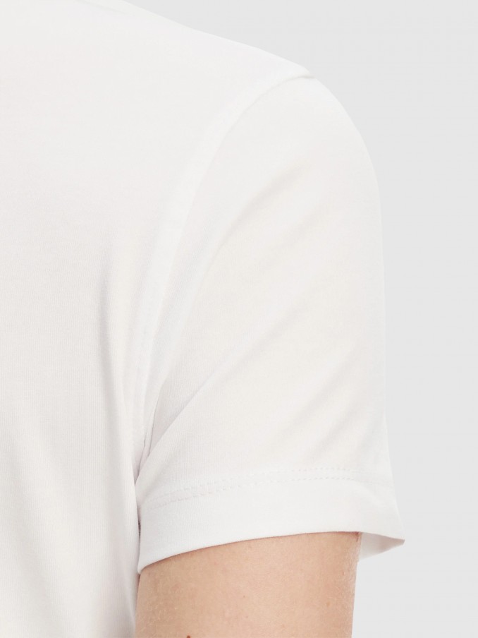 Camiseta Mujer Blanco Guess