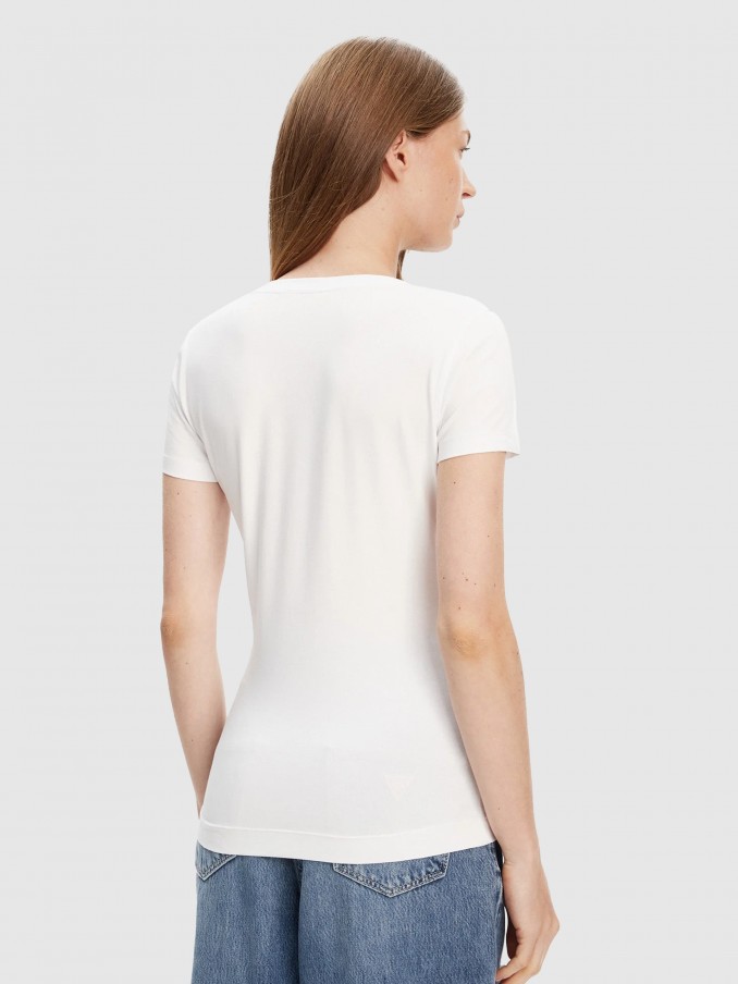 T-Shirt Woman White Guess