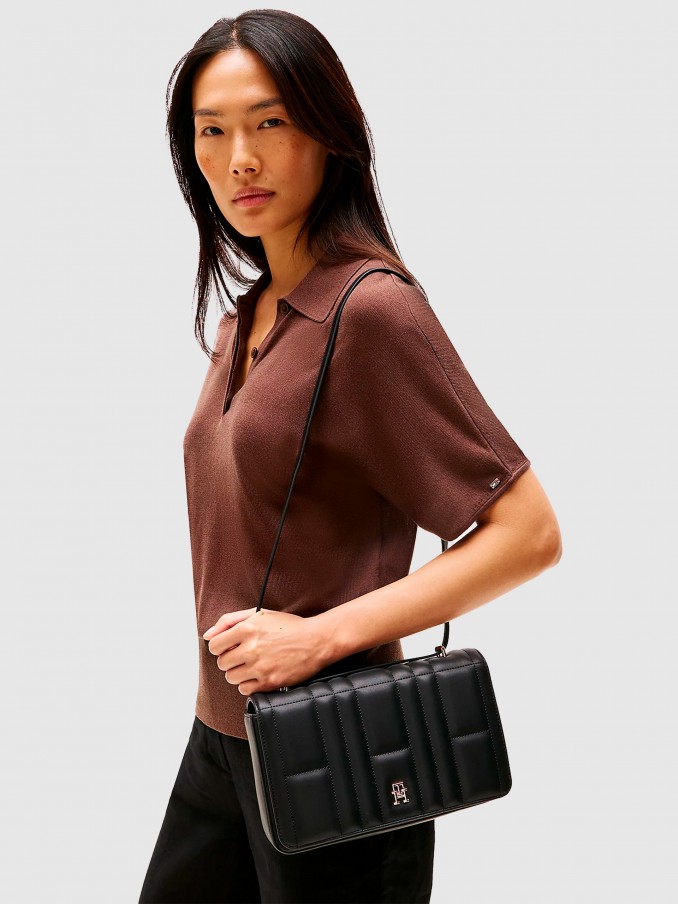 Shoulder Bags Woman Black Tommy Jeans