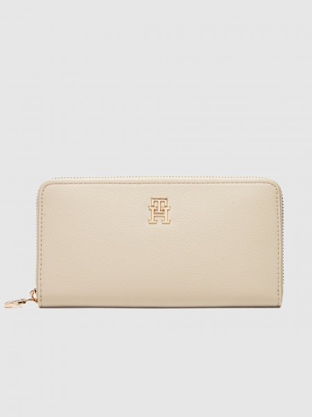 Monedero Mujer Crema Tommy Jeans