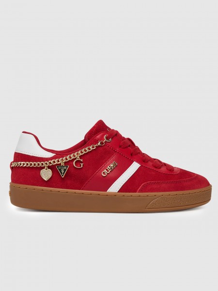 Sneakers Woman Red Guess