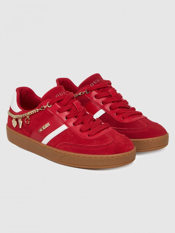 Sneakers Woman Red Guess