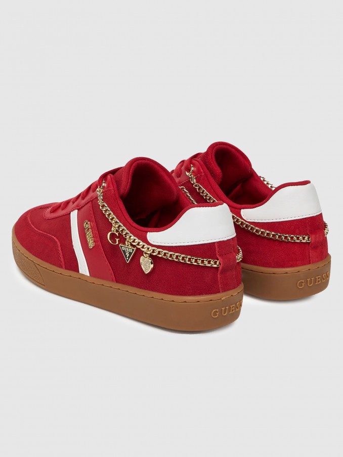 Sneakers Woman Red Guess