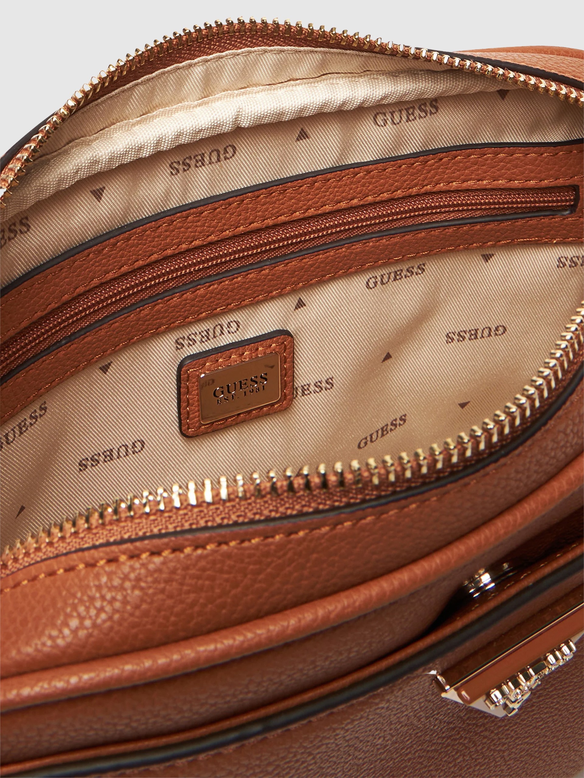 Shoulder Bags Woman Camel Guess