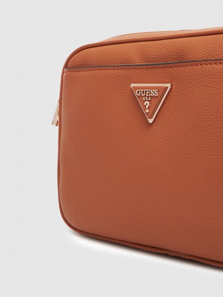Bolsos de Hombro Mujer Camello Guess Bolsos de Hombro Mujer Camello Guess