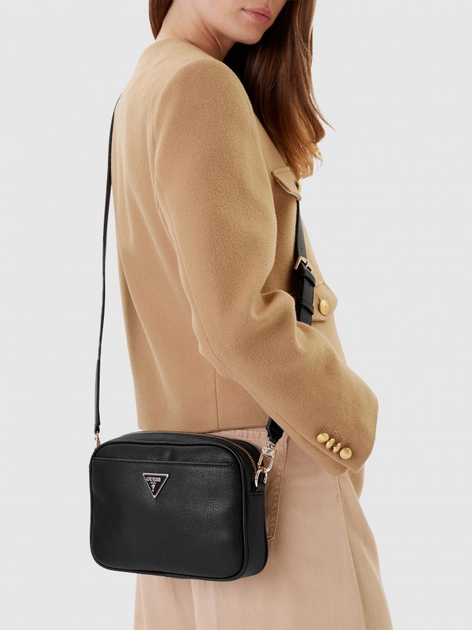 Bolsos de Hombro Mujer Negro Guess