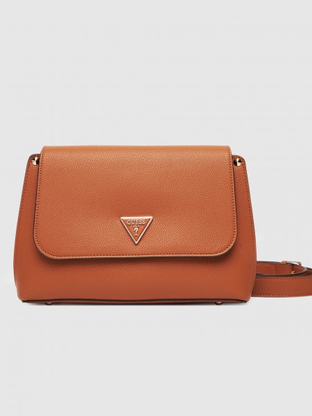 Bolsos de Hombro Mujer Camello Guess