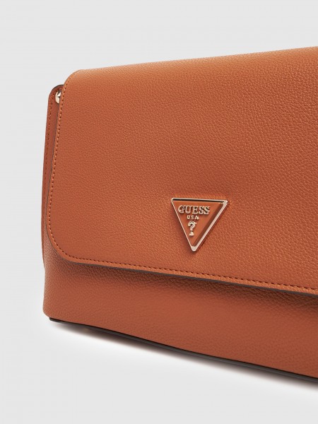 Bolsos de Hombro Mujer Camello Guess Bolsos de Hombro Mujer Camello Guess