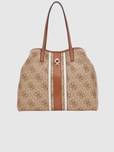 Bolsos de Mano Mujer Beige Guess