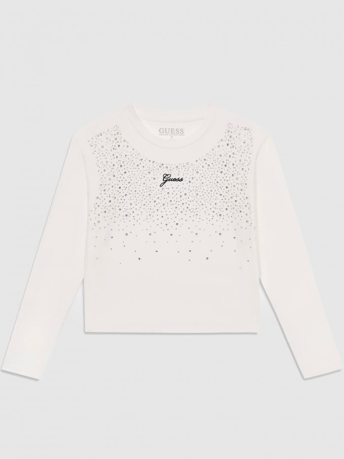 Pullover Girl White Guess