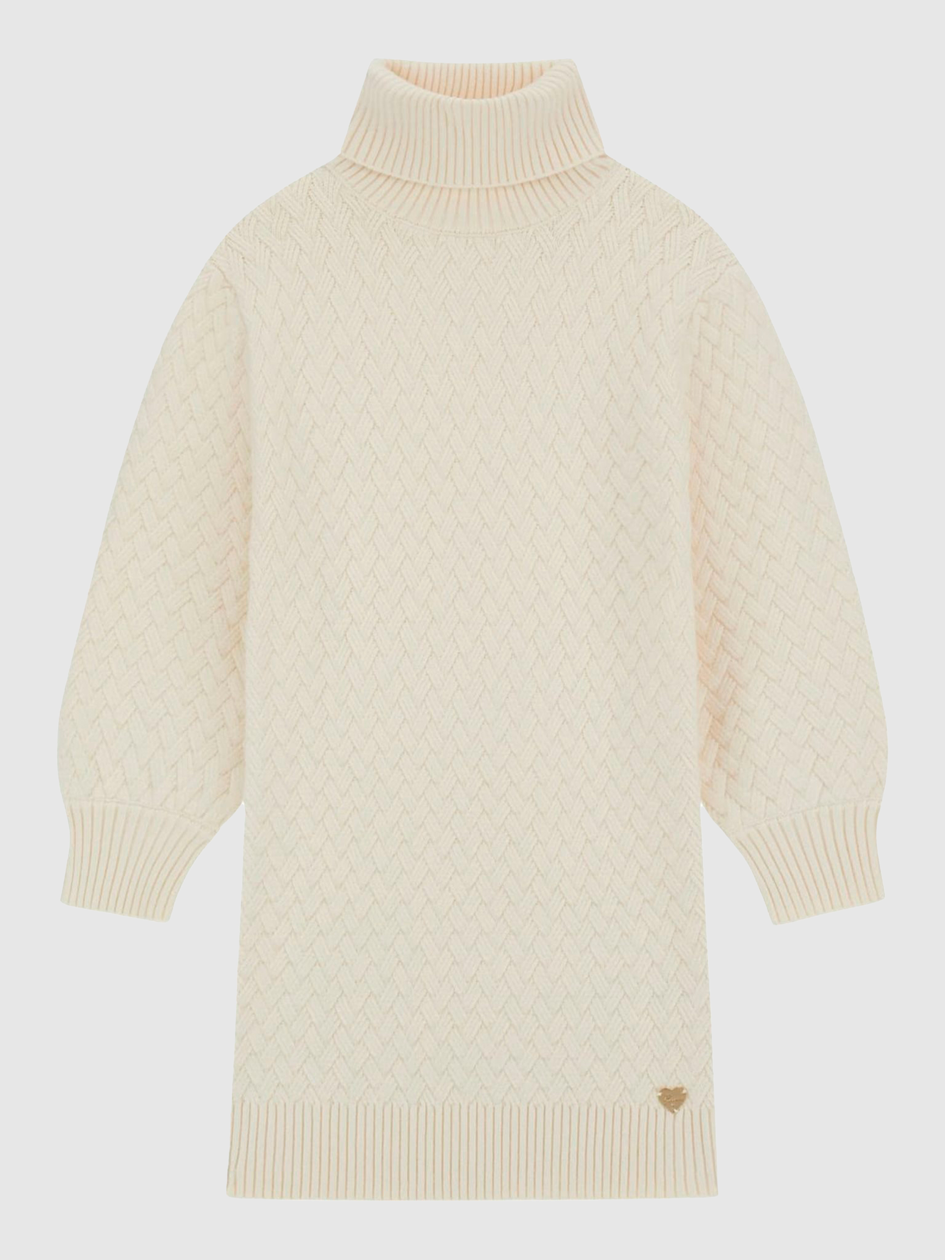 Dress Girl Cream Guess
