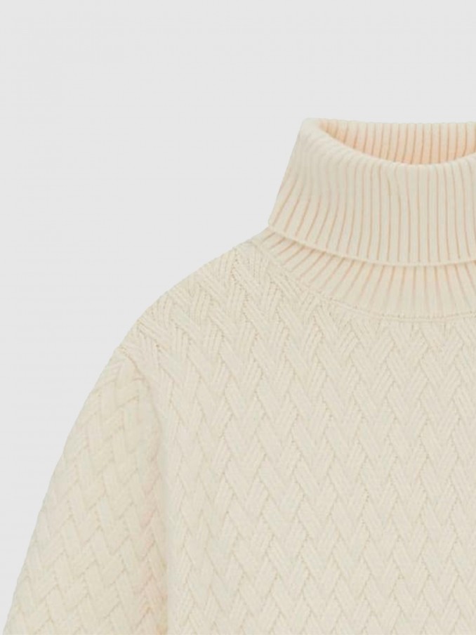 Dress Girl Cream Guess