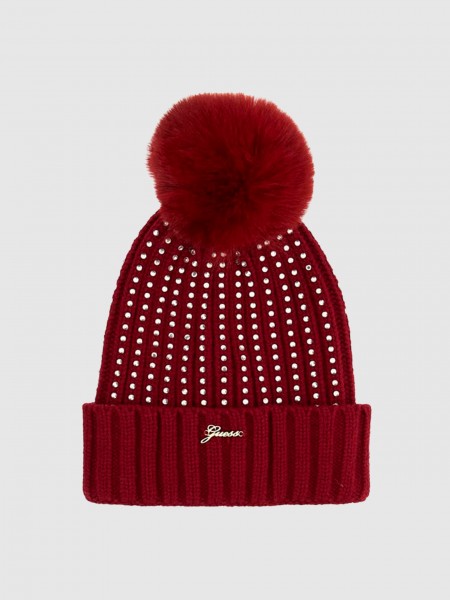Beanie Girl Bordeaux Guess