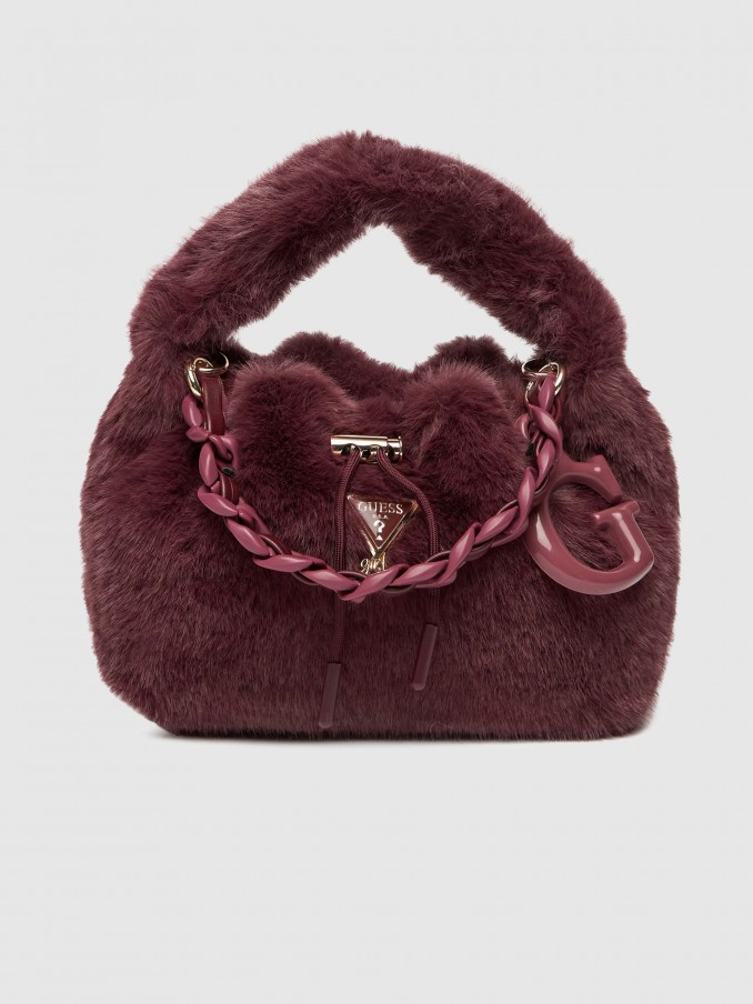Handbag Girl Bordeaux Guess