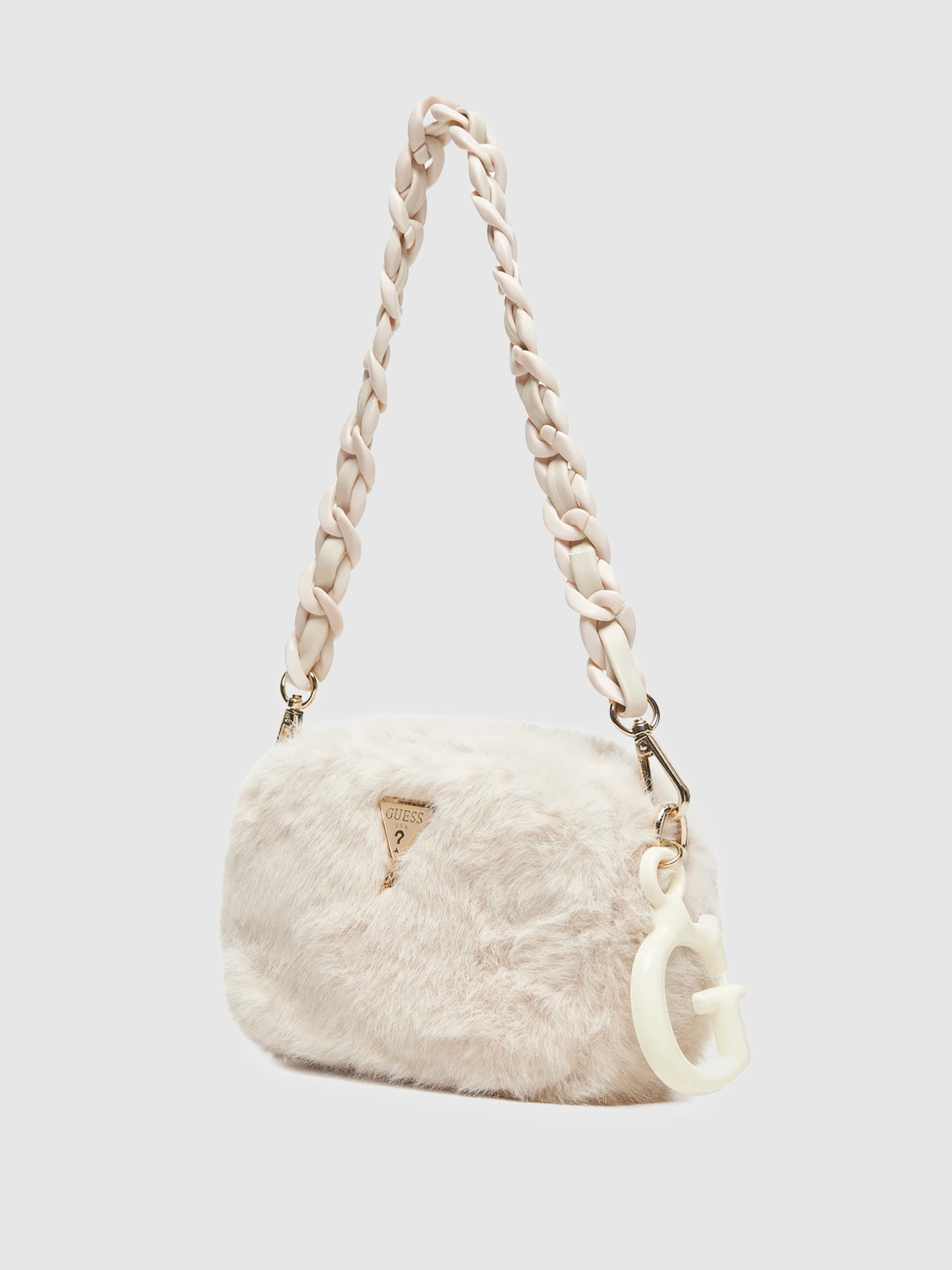 Bolsos de Hombro Niña Crema Guess