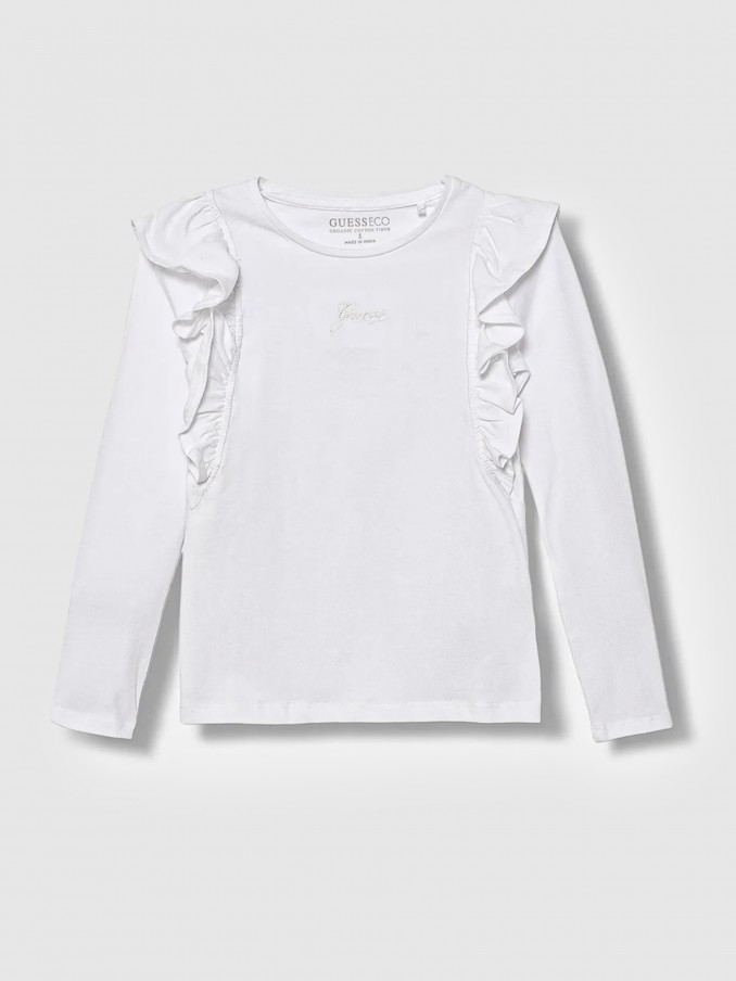 Pullover Baby Girl White Guess