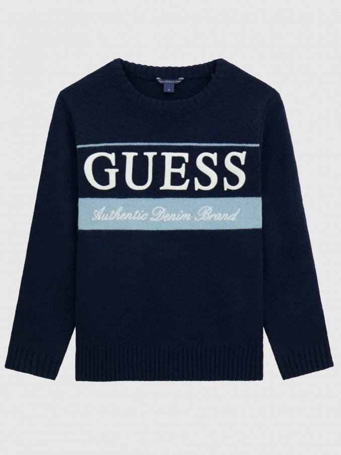 Jumper Boy Navy Blue Guess