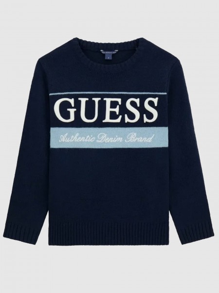 Jumper Boy Navy Blue Guess