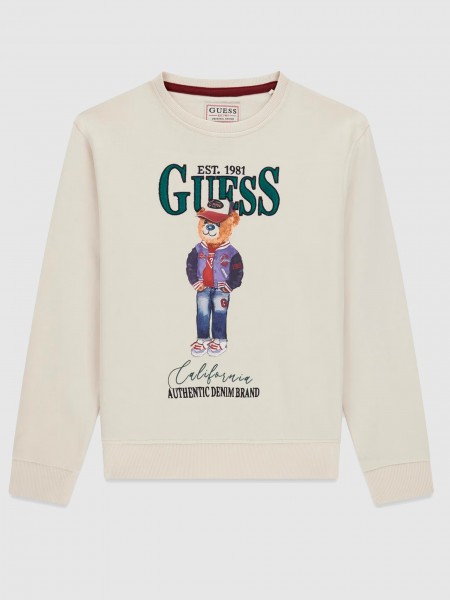 Jersey Nio Blanco Guess