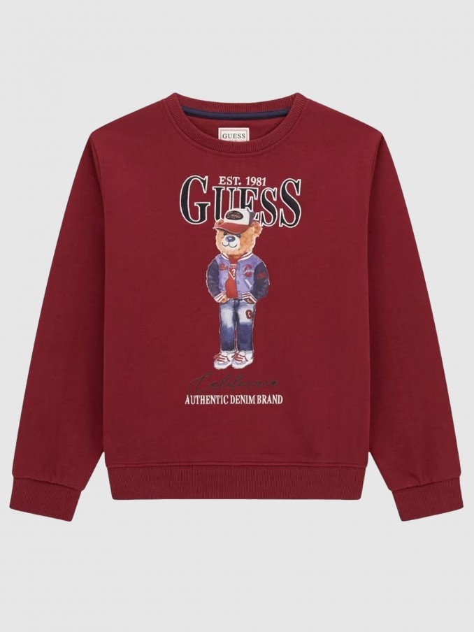Jersey Nio Burdeos Guess