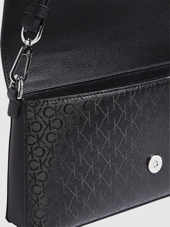 Bolsos de Hombro Mujer Negro Calvin Klein