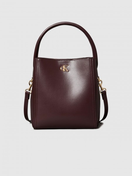 Shoulder Bags Woman Bordeaux Calvin Klein