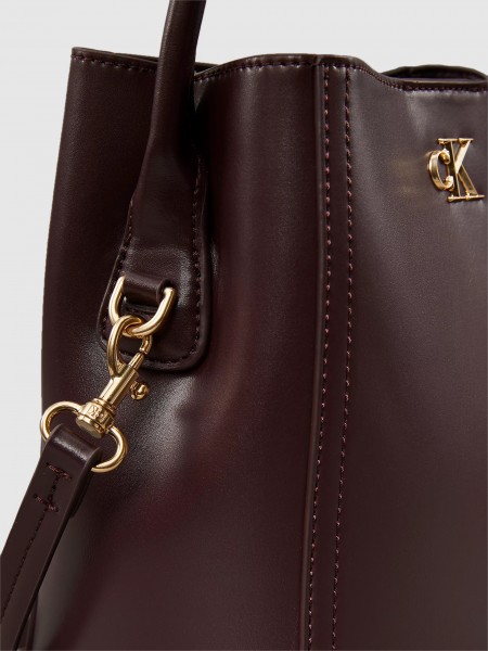 Shoulder Bags Woman Bordeaux Calvin Klein