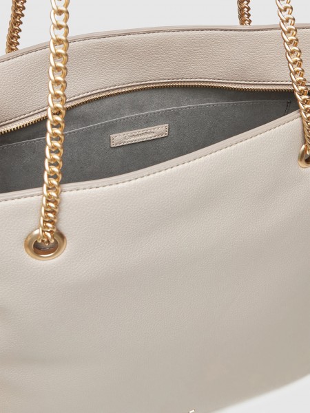 Tote Bags Woman Beige Calvin Klein