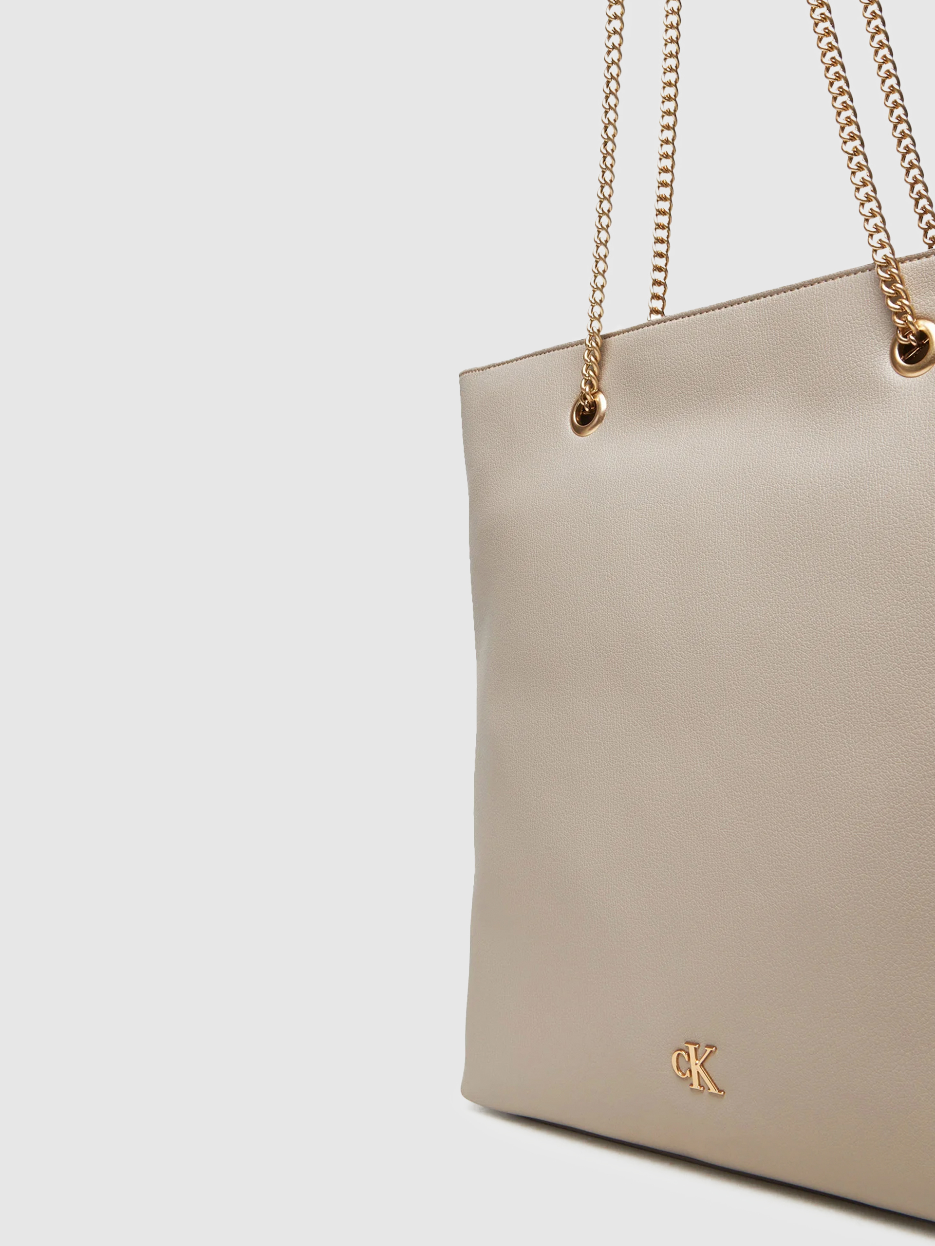 Bolsos de Mano Mujer Beige Calvin Klein