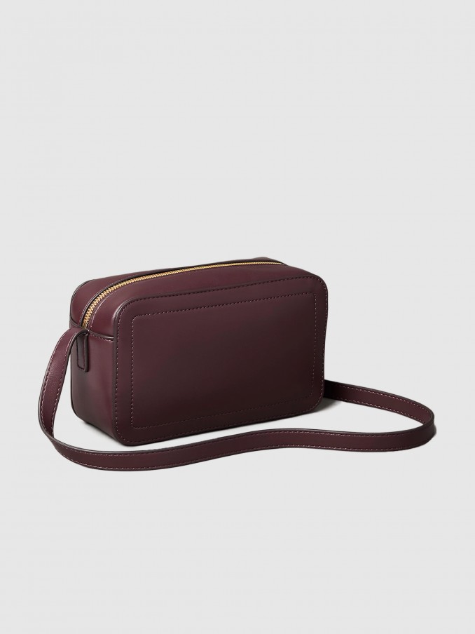 Bolsos de Hombro Mujer Burdeos Calvin Klein