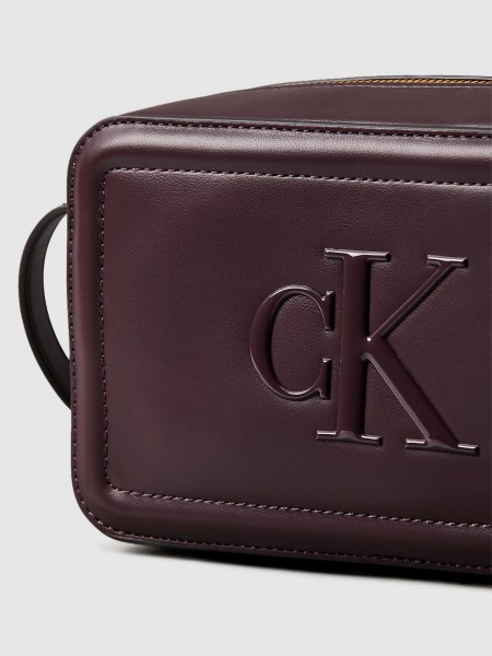 Shoulder Bags Woman Bordeaux Calvin Klein