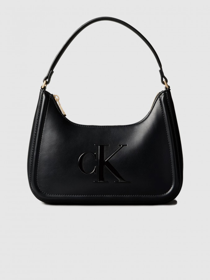 Bolsos de Hombro Mujer Negro Calvin Klein