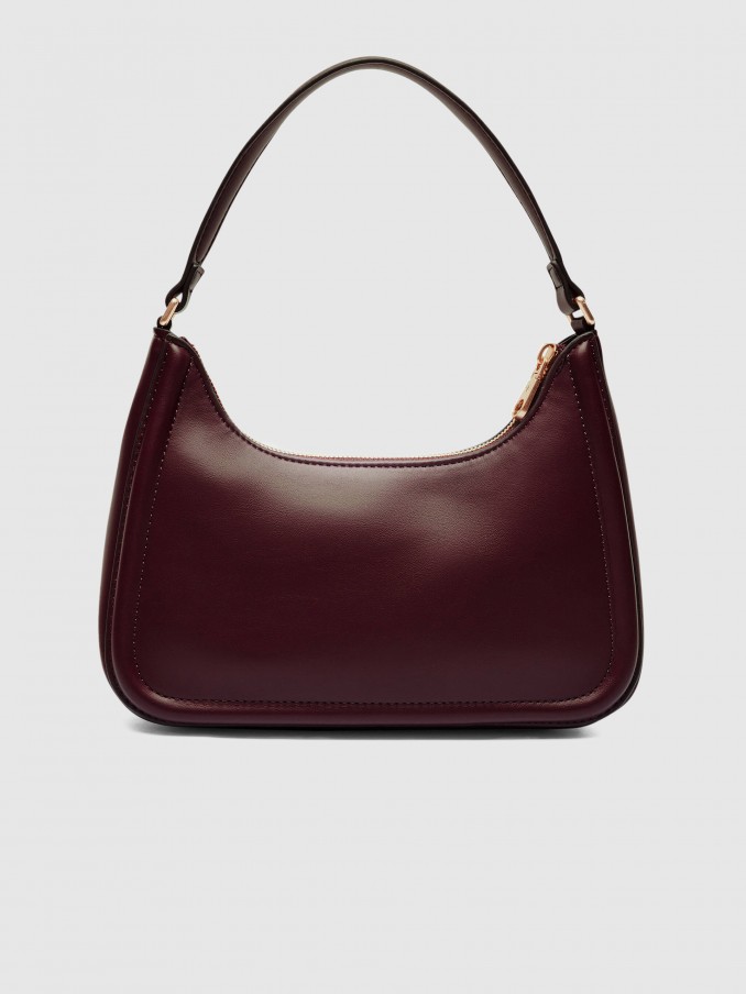 Bolsos de Hombro Mujer Burdeos Calvin Klein