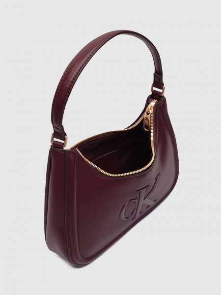 Shoulder Bags Woman Bordeaux Calvin Klein