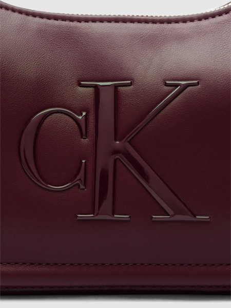 Shoulder Bags Woman Bordeaux Calvin Klein
