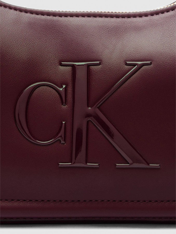 Shoulder Bags Woman Bordeaux Calvin Klein