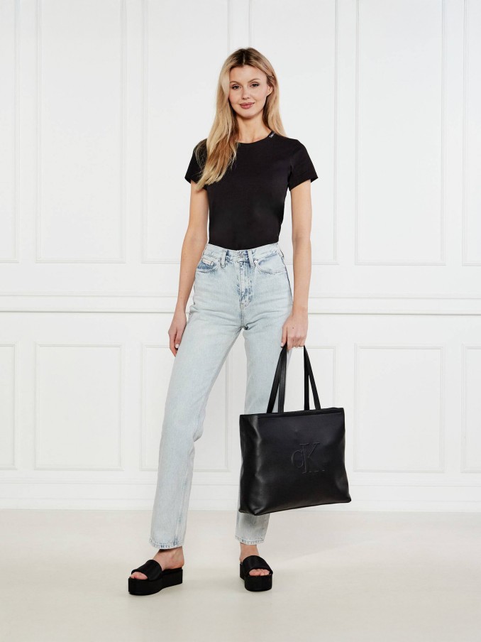 Tote Bags Woman Black Calvin Klein