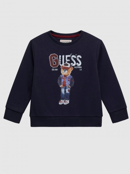 Jumper Boy Navy Blue Guess