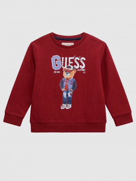 Jumper Boy Bordeaux Guess