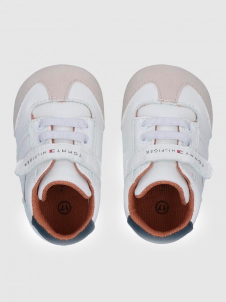 Tenis Bebe Niño Blanco Tommy Jeans Kids Tenis Bebe Niño Blanco Tommy Jeans Kids