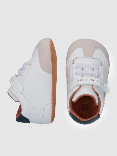 Tenis Bebe Niño Blanco Tommy Jeans Kids Tenis Bebe Niño Blanco Tommy Jeans Kids